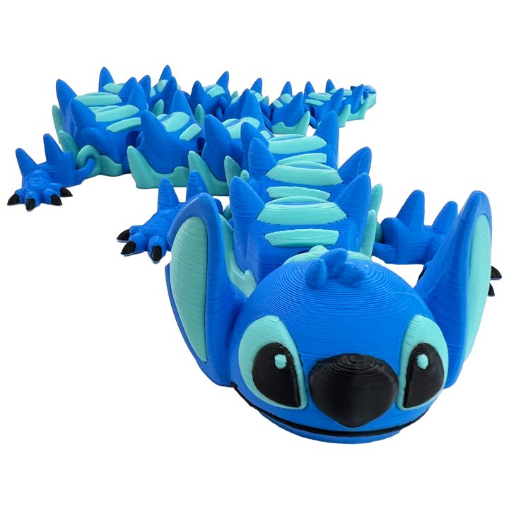 Blue Alien Dragon