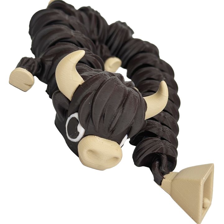 Highland cow dragon
