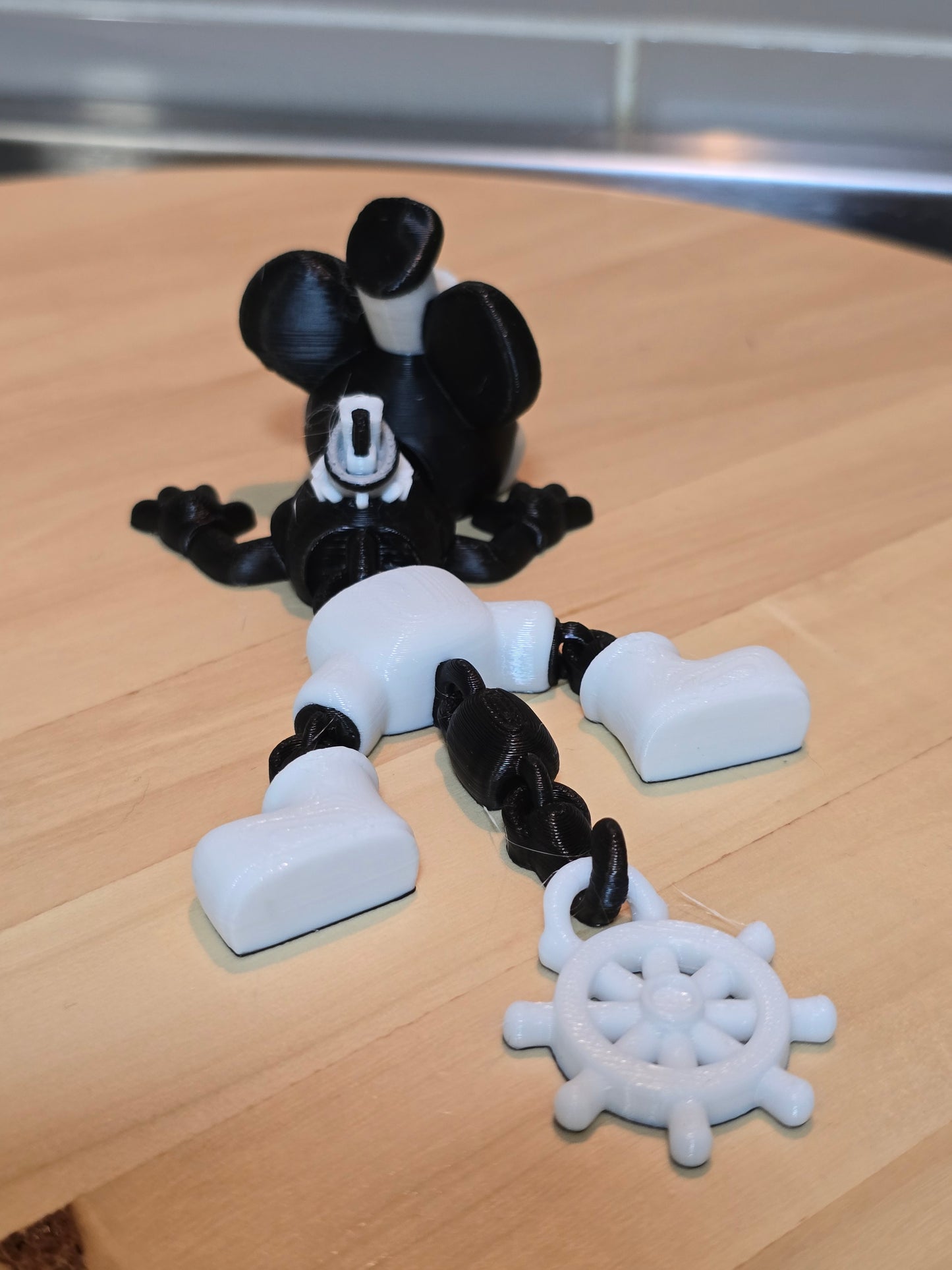 π 1920βs Mouse-Themed Steamboat Dragon β 3D Printed Collectible - Mini