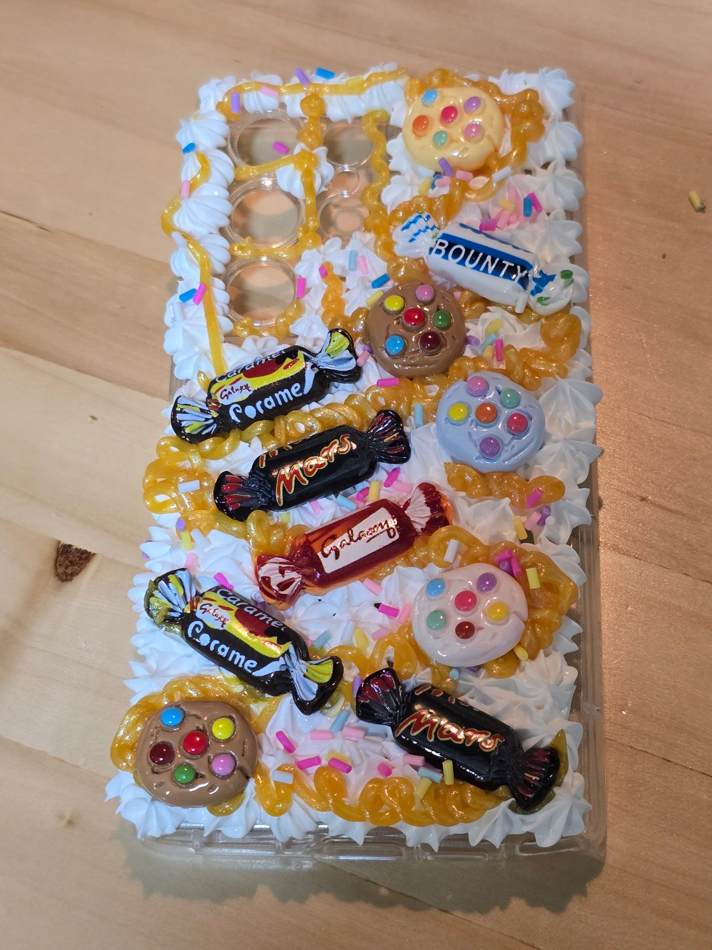 Chocolate themed phone case