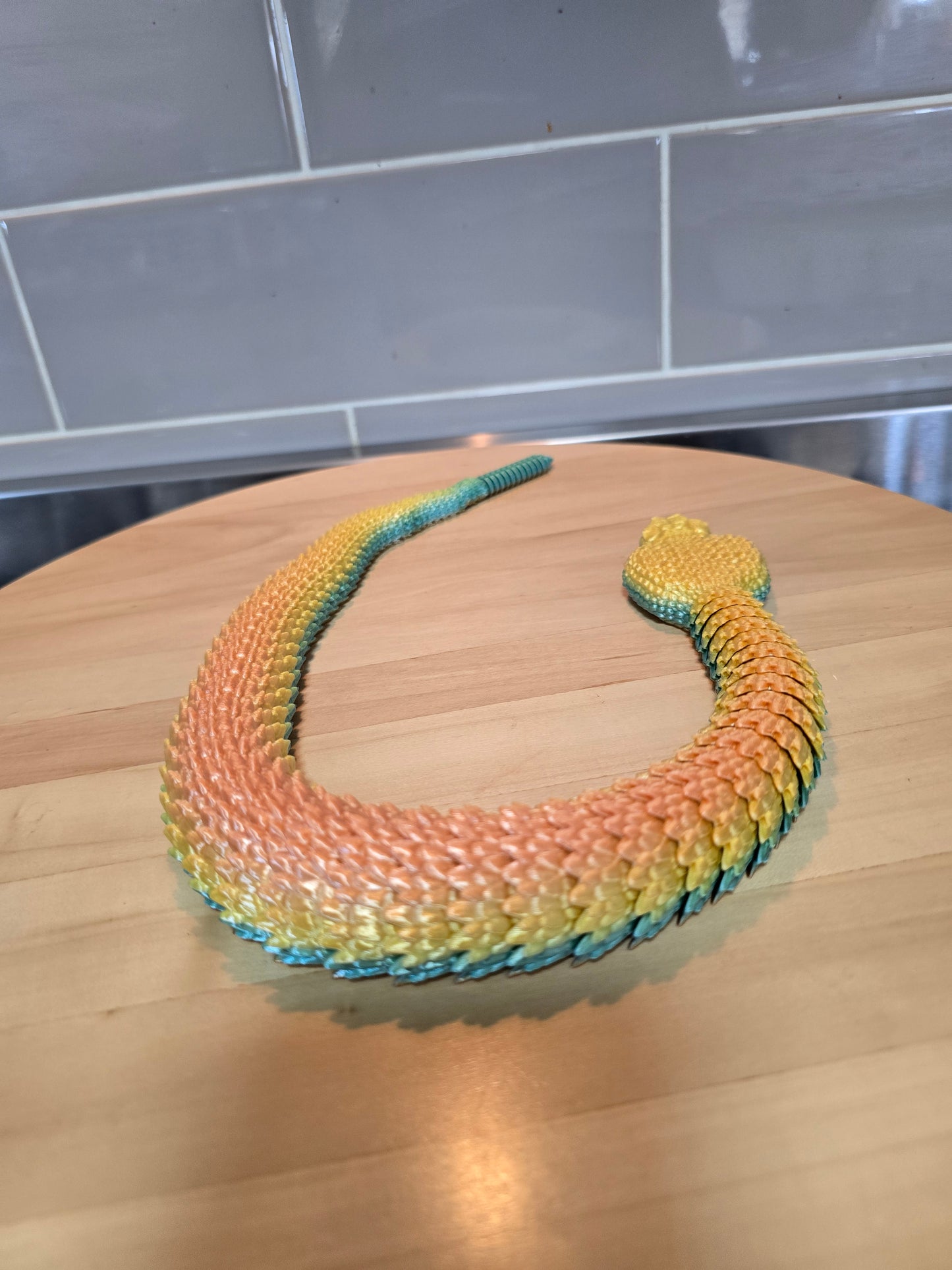 π 3D Printed Rattlesnake β Realistic Articulated Snake Toy