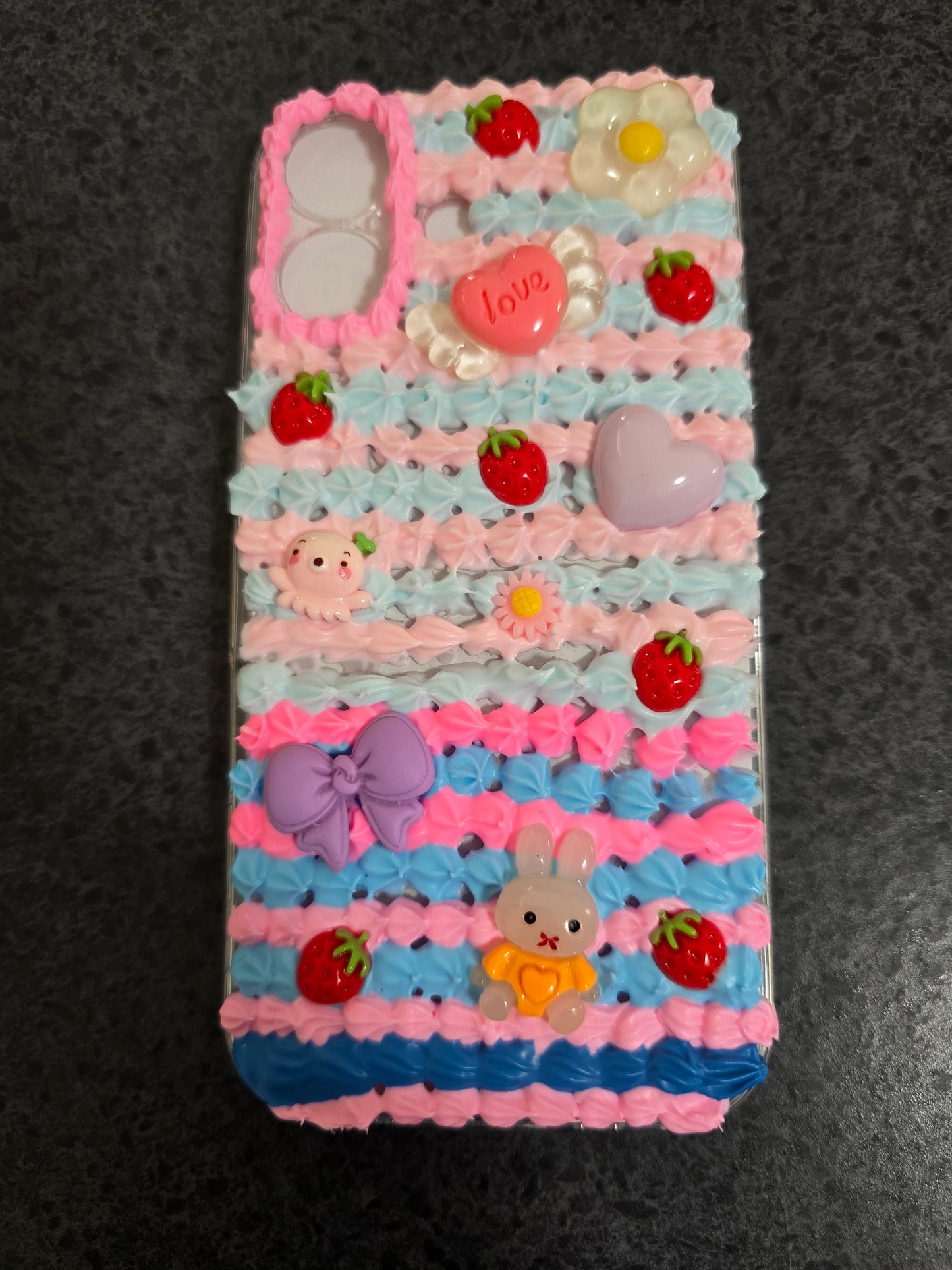 Blue and pink Ombre Phone Case - iphone 16