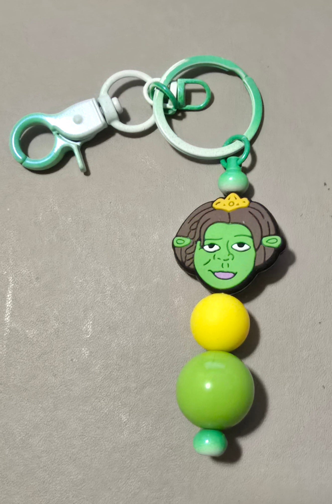 Green swamp lady keyring