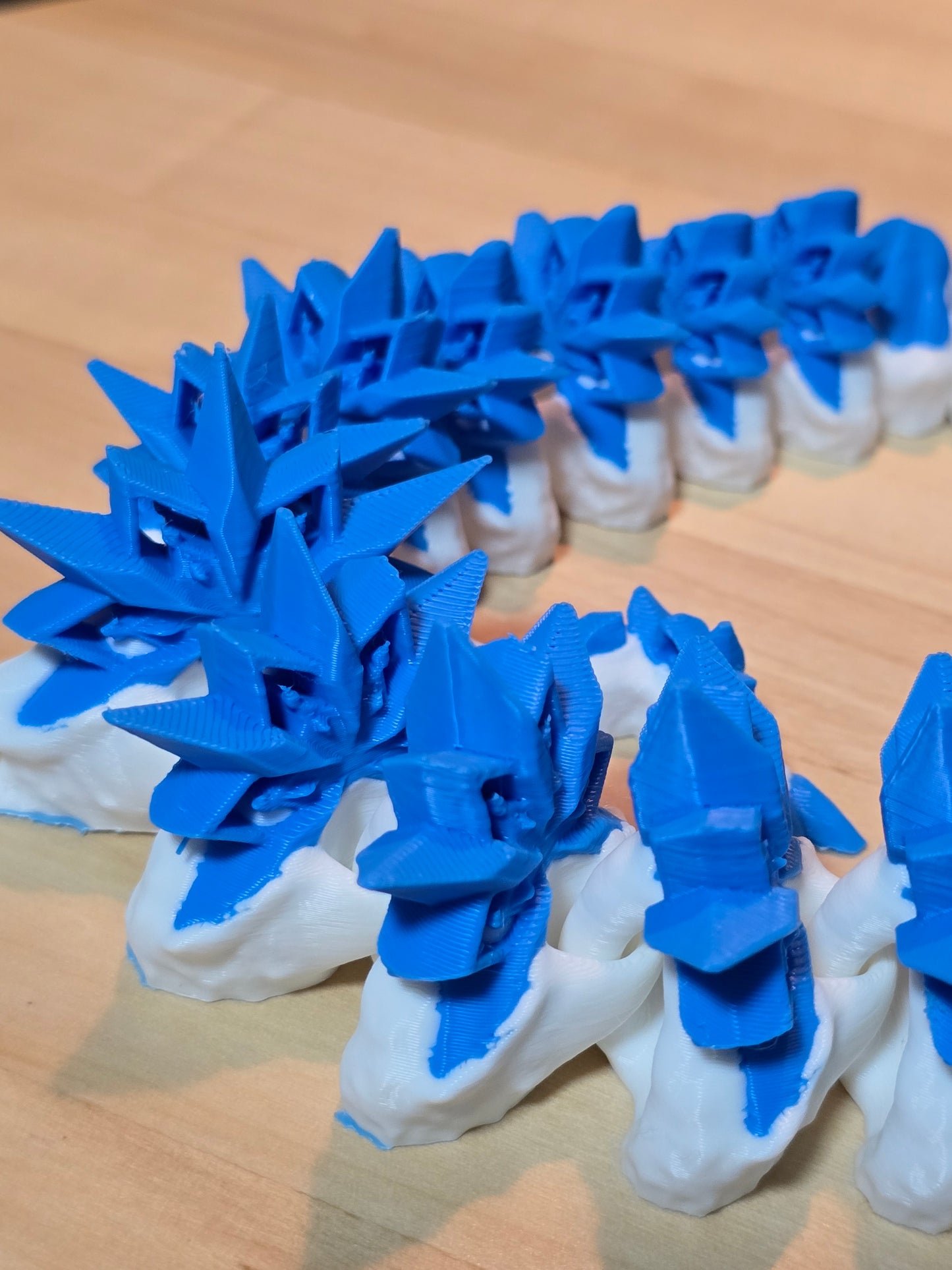 ๐3D printed articulated Icicle dragon