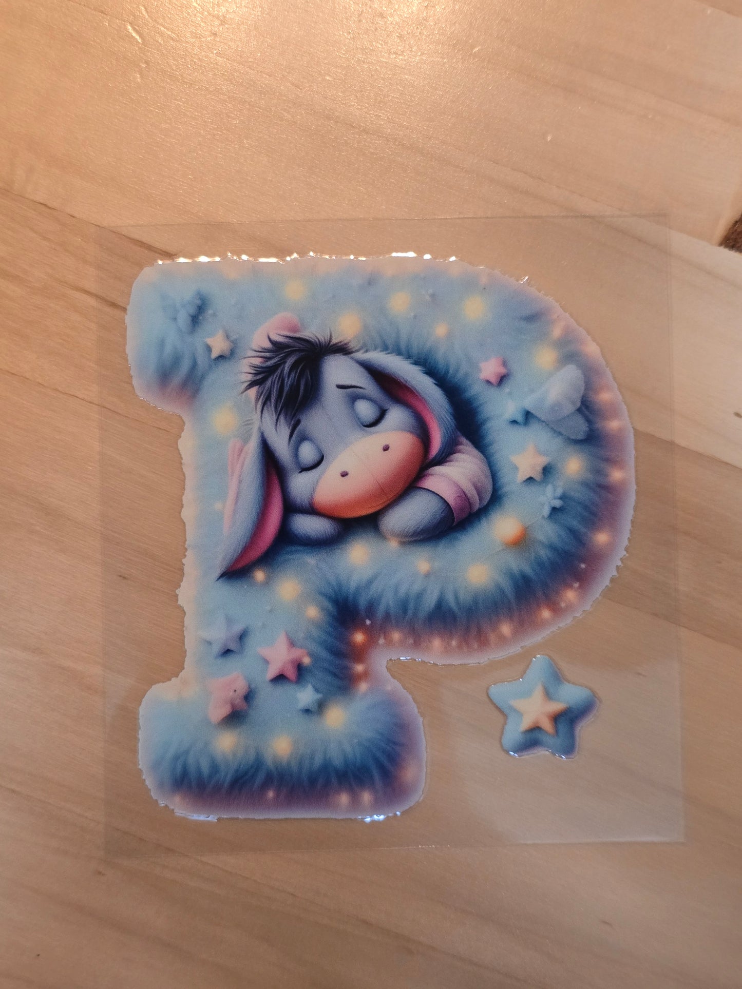 Sleeping Eeyore Inititals