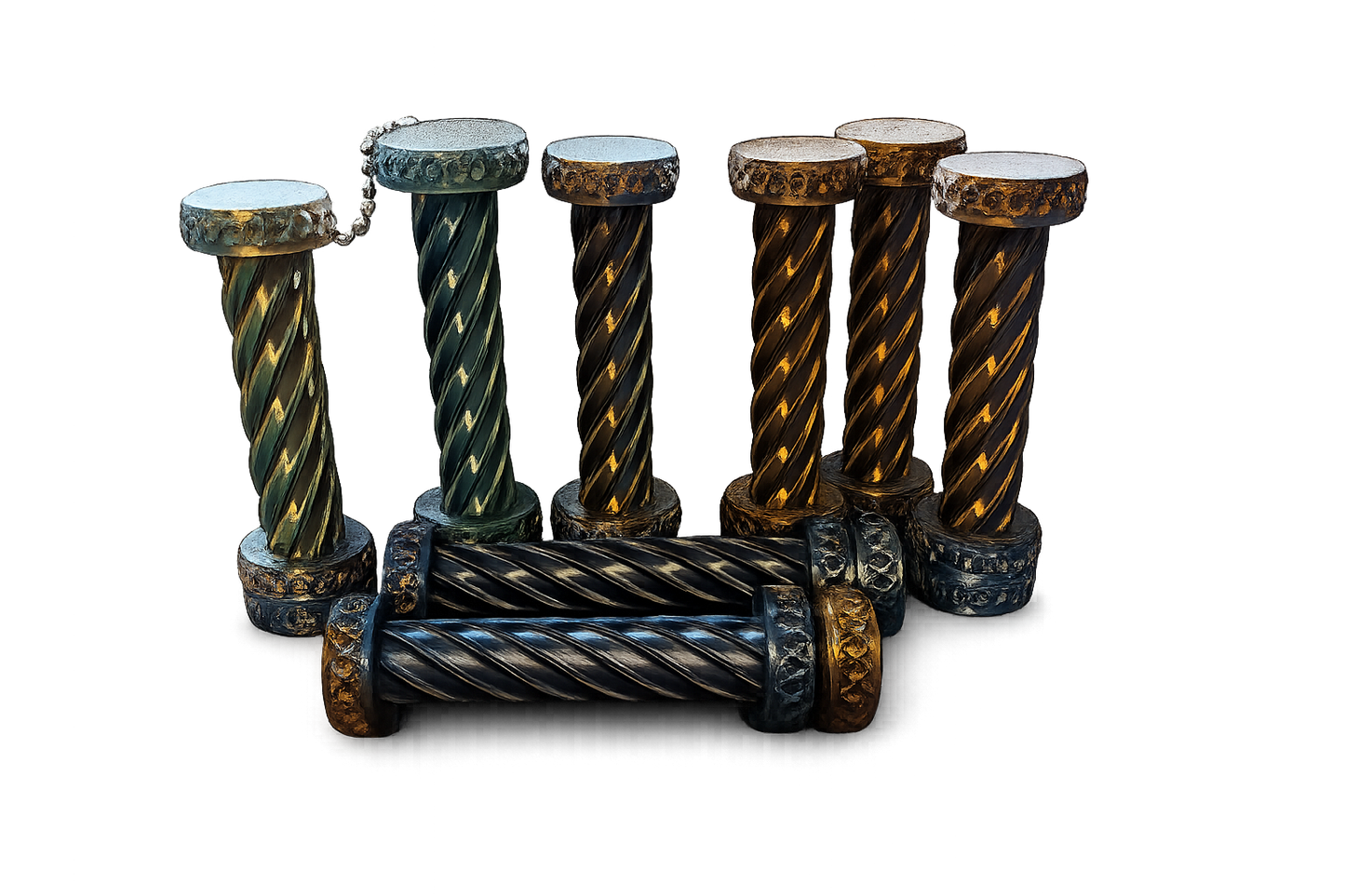 Twisty fidget sticks