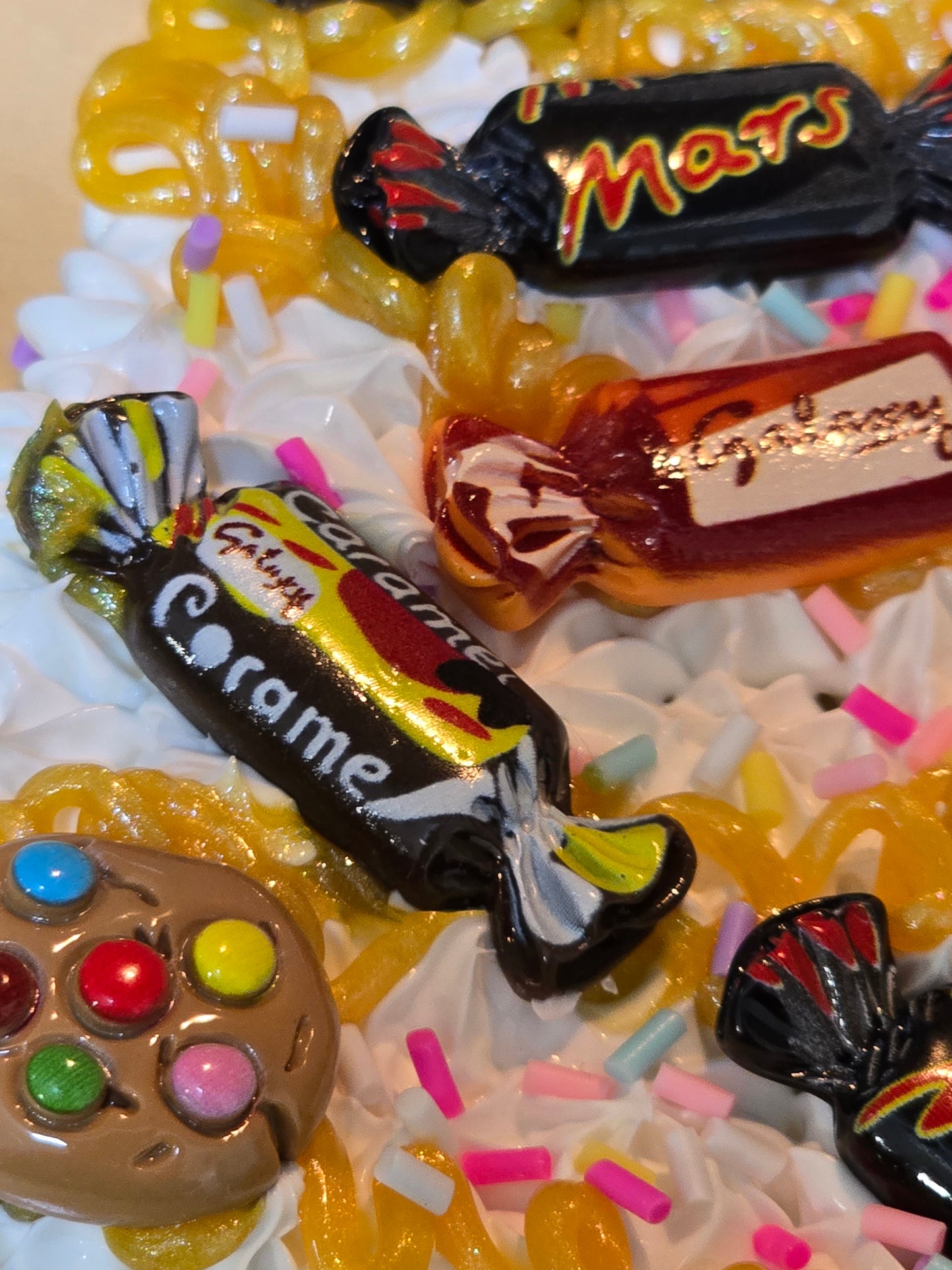 Chocolate themed phone case