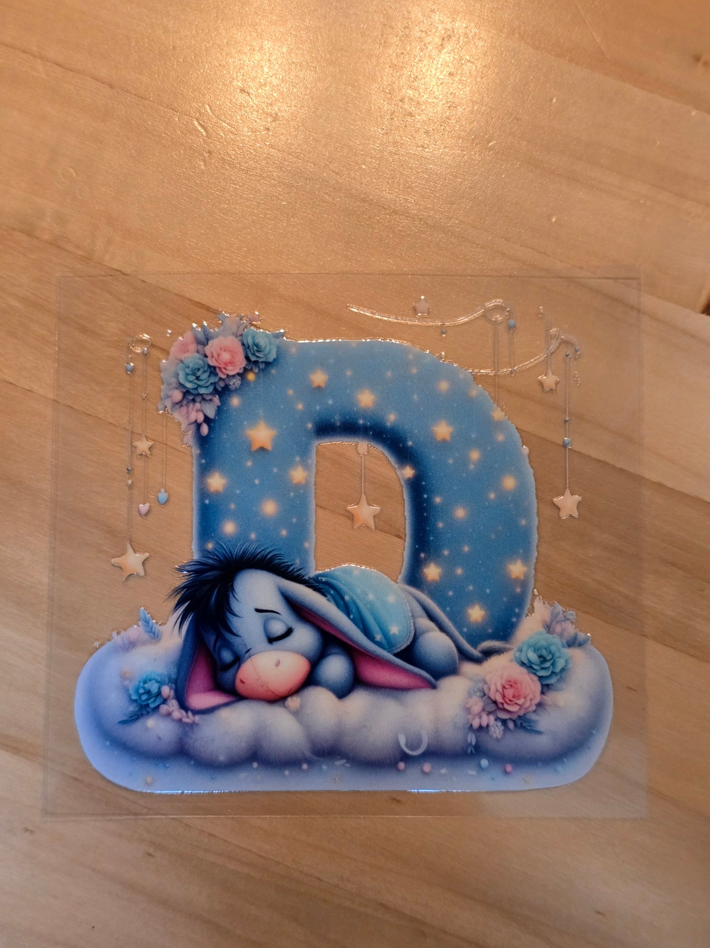 Sleeping Eeyore Inititals