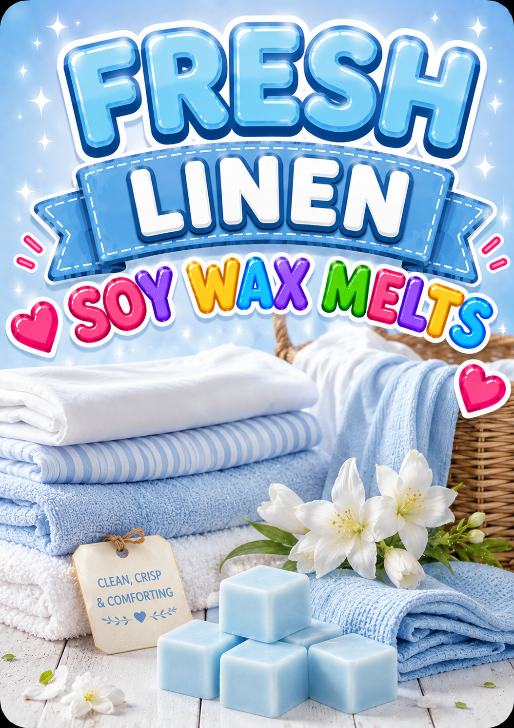 Fresh Linen - assorted wax melts