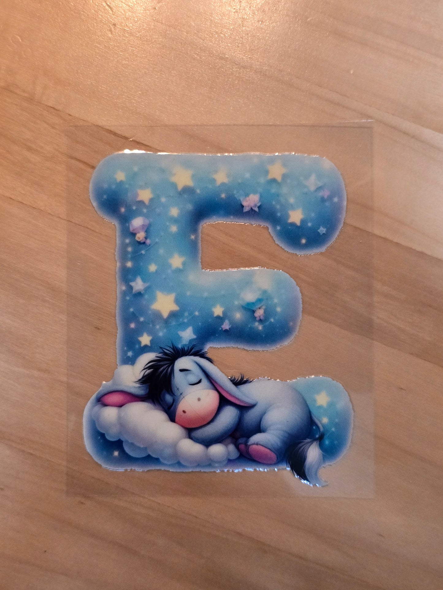 Sleeping Eeyore Inititals