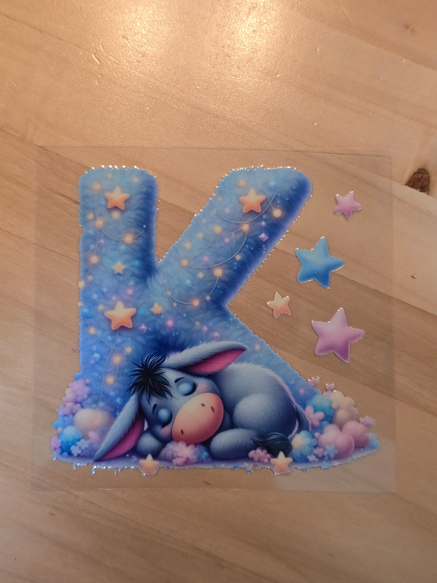 Sleeping Eeyore Inititals