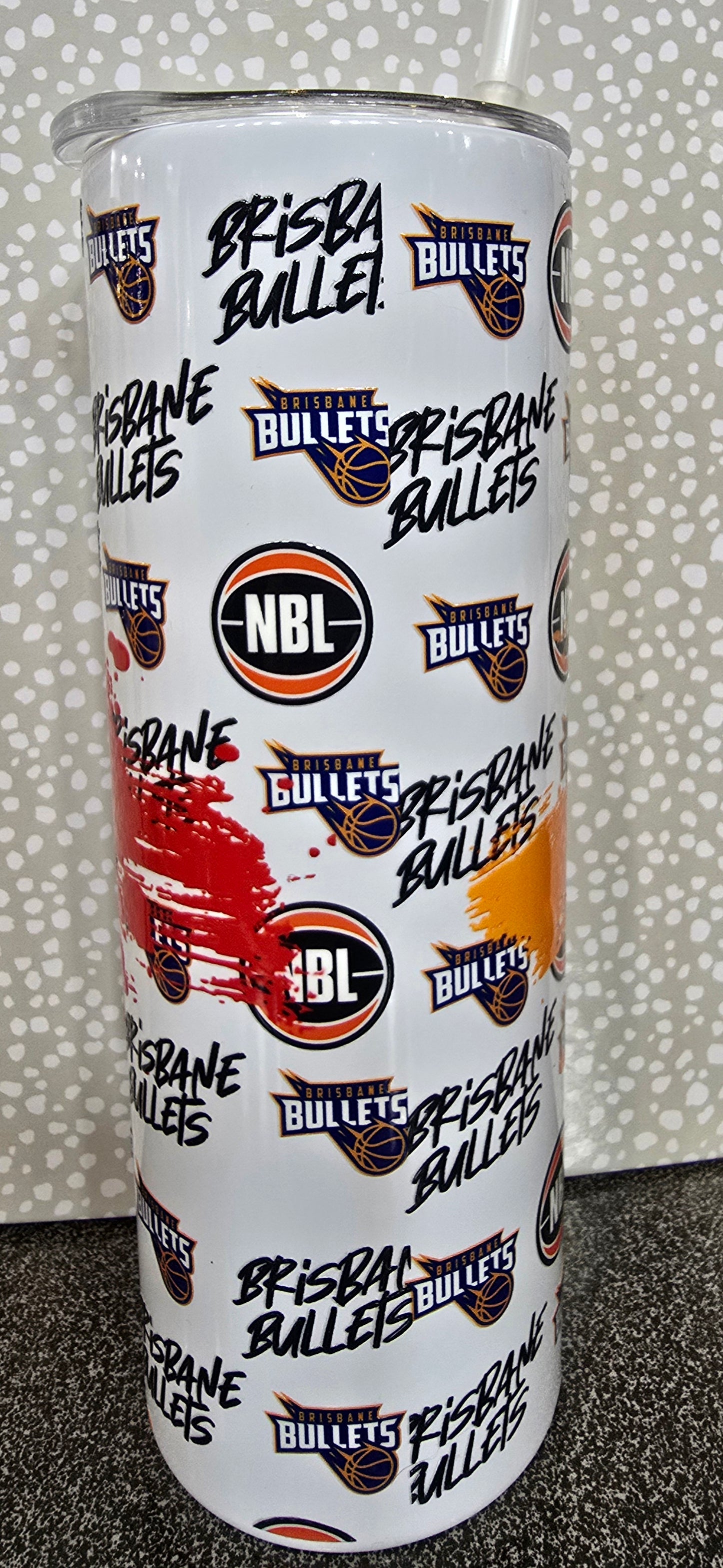 Brisbane Bullets 20 oz tumbler