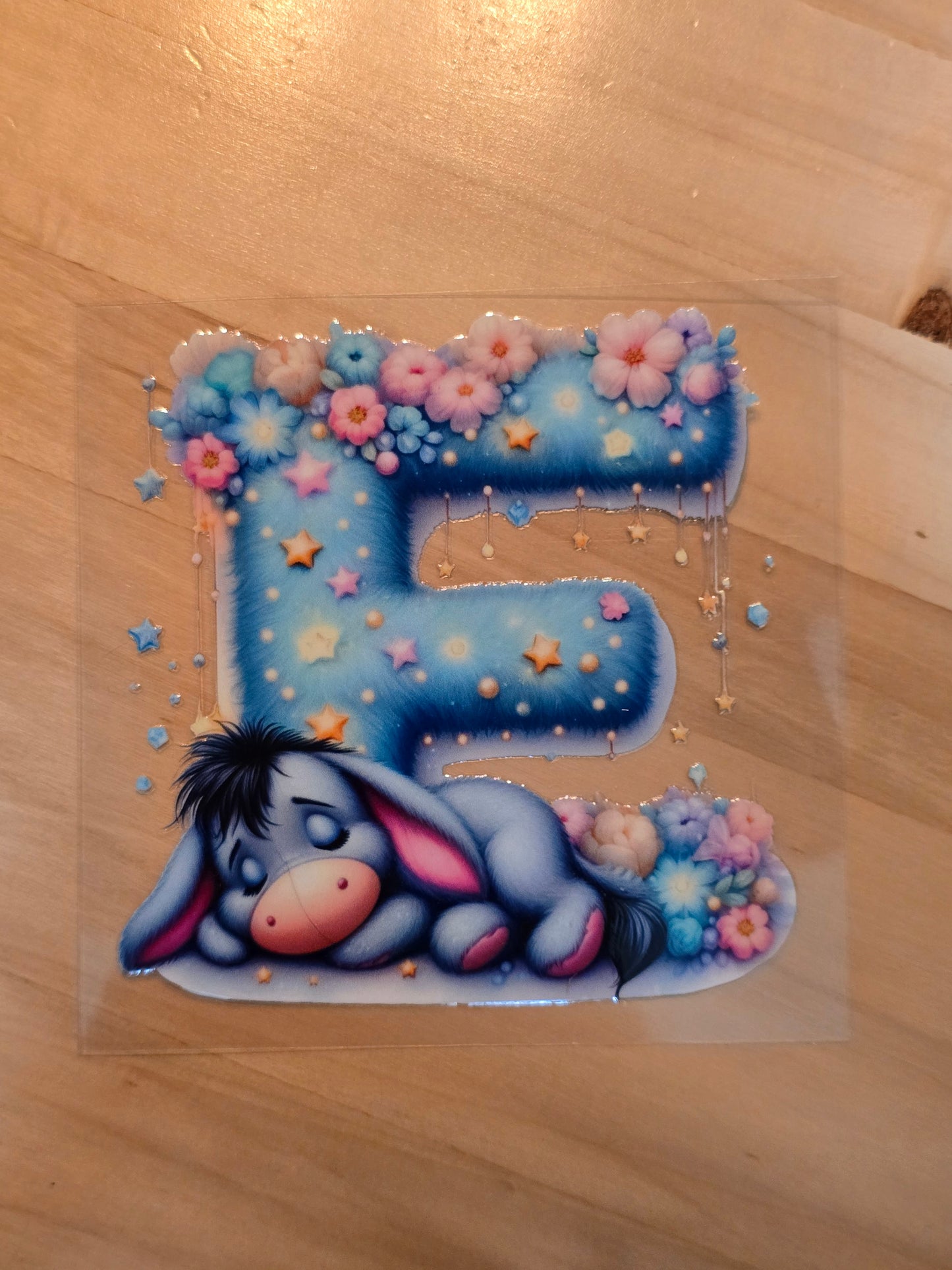 Sleeping Eeyore Inititals