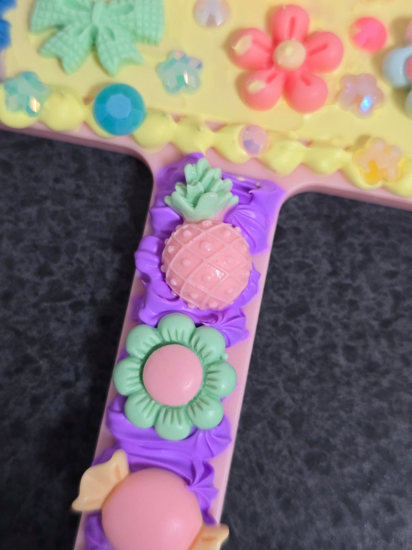Decorative pink mirror