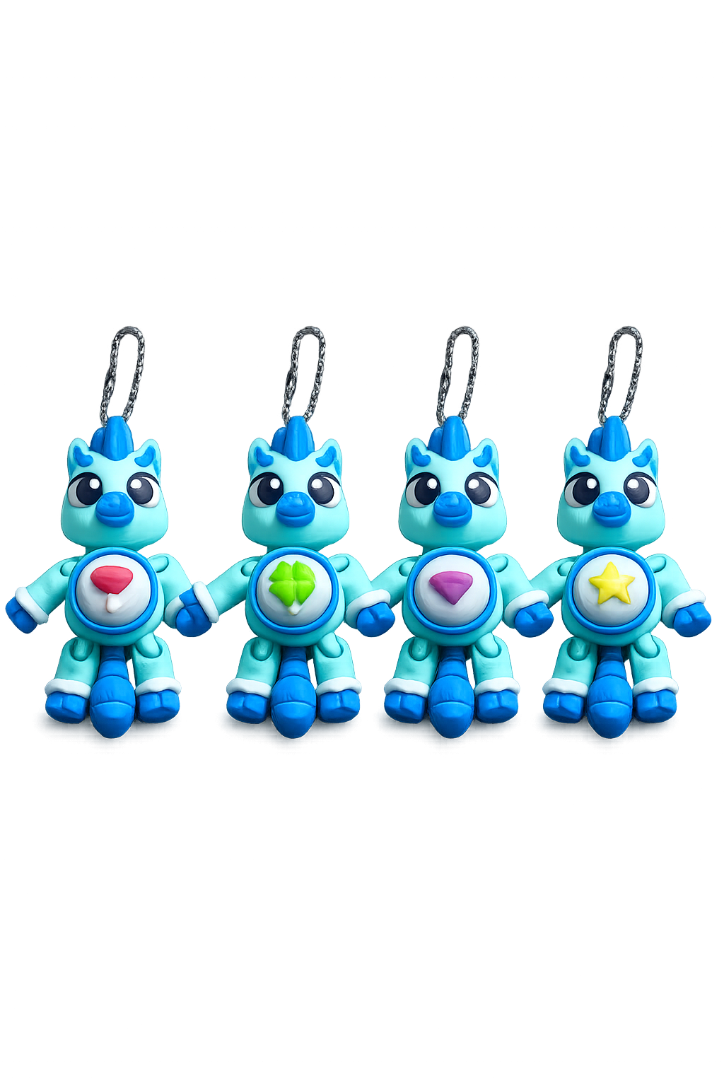 Pony clicker keyring