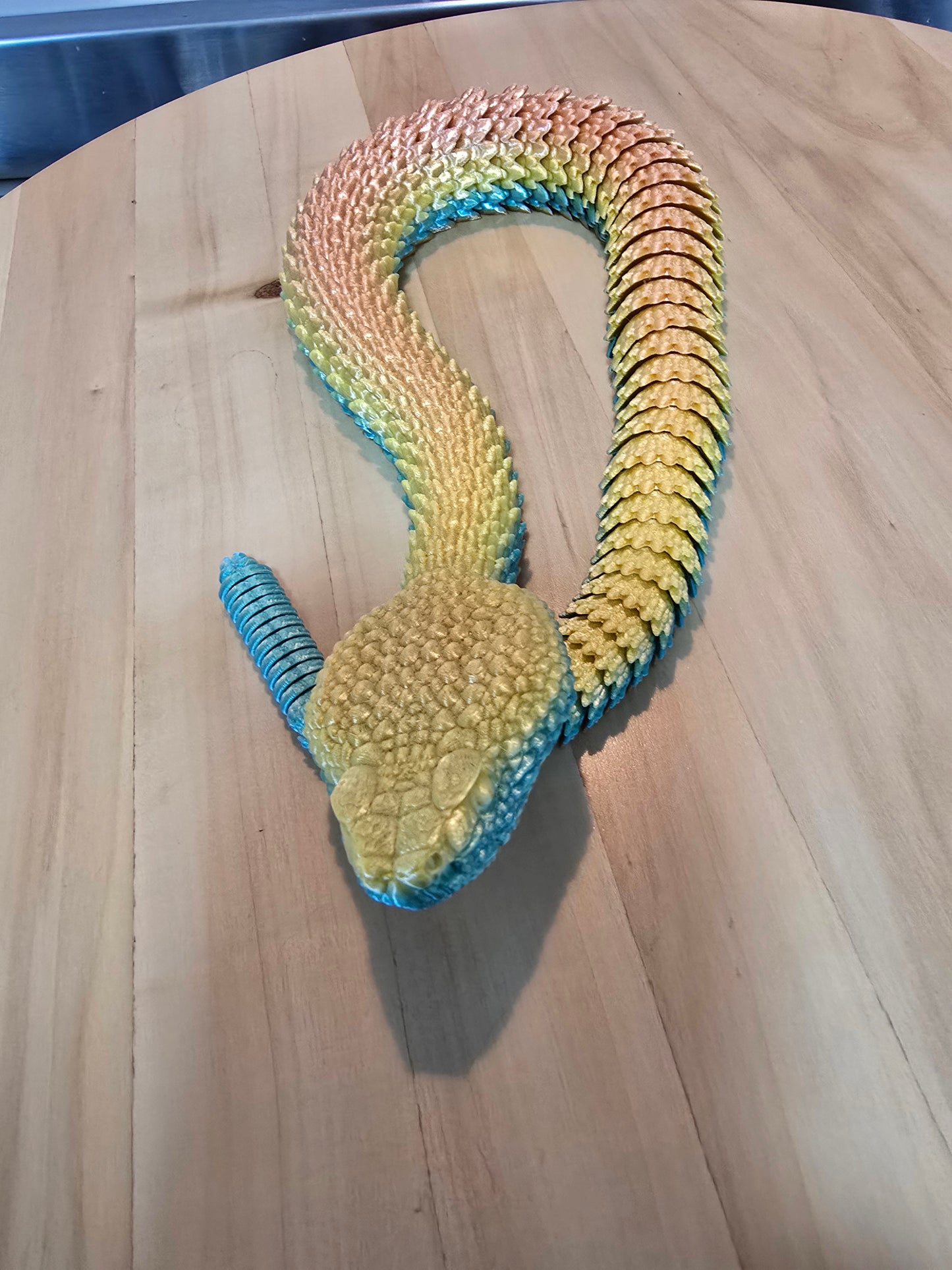 π 3D Printed Rattlesnake β Realistic Articulated Snake Toy