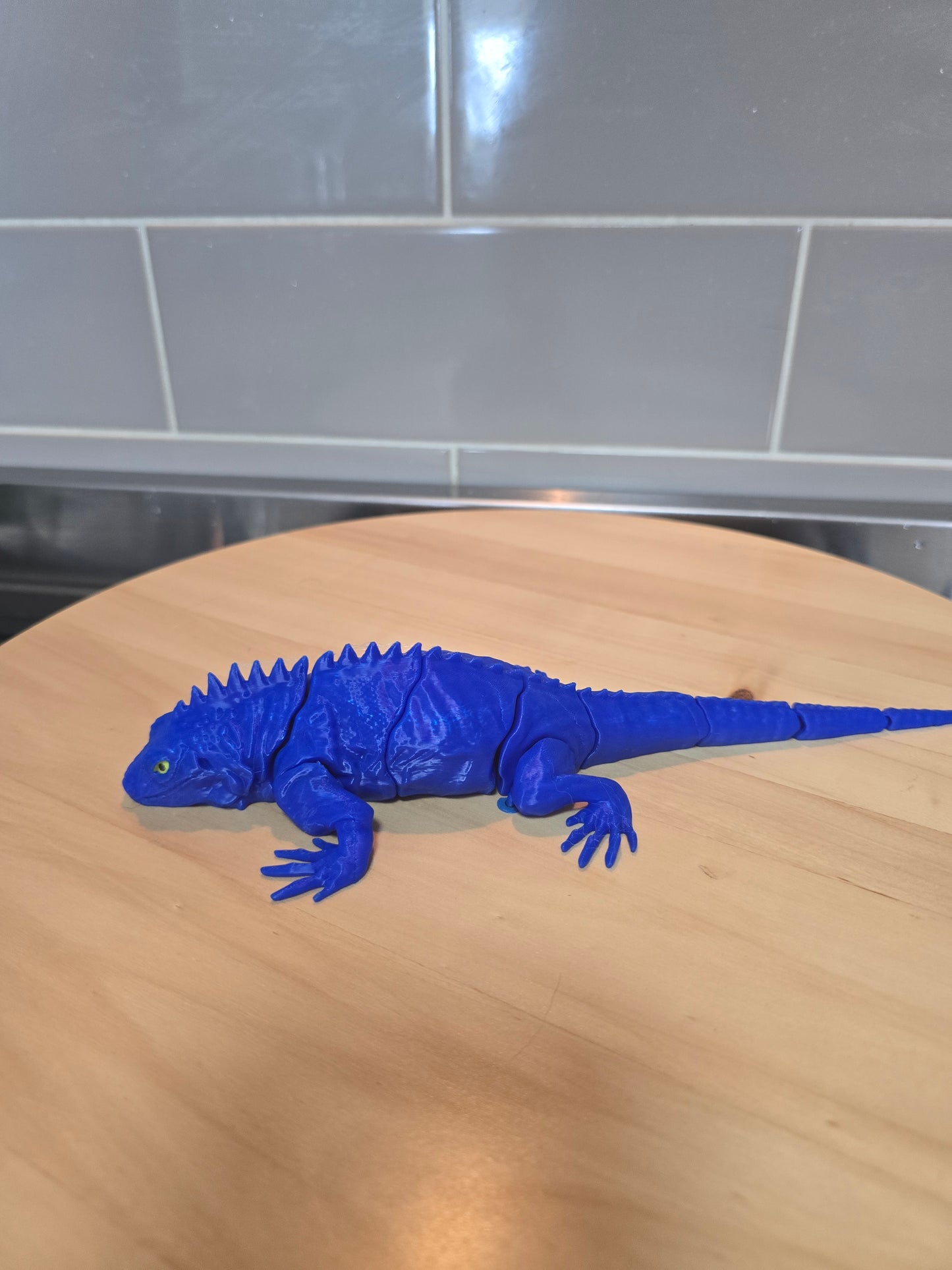 3D Blue Lizard