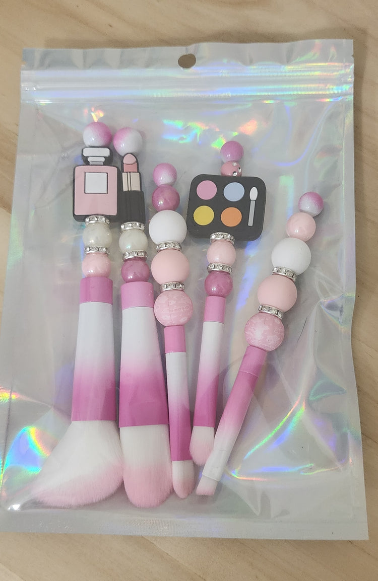 Beaded Makeup Brushes