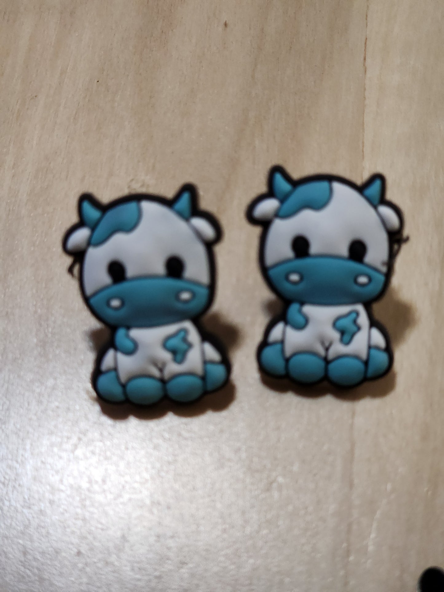 Cute Cow Straw Charms