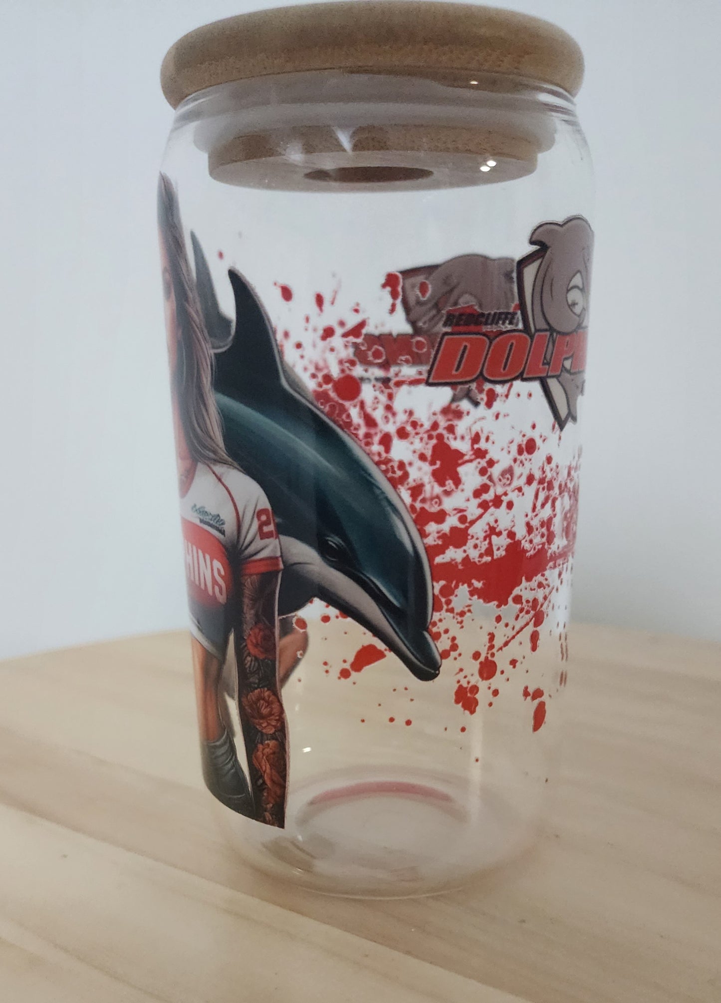 Dolphins Tattooed - Glass