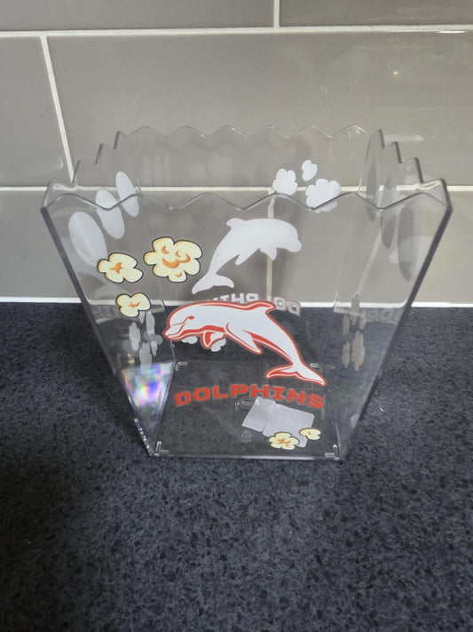 Dolphins Popcorn Box