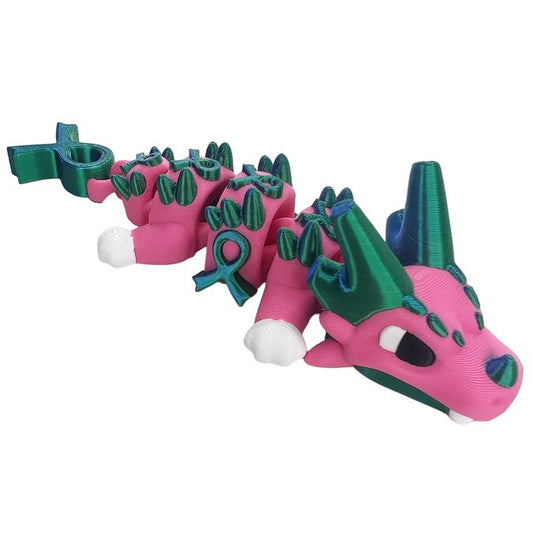 3D Printed Awareness Dragon