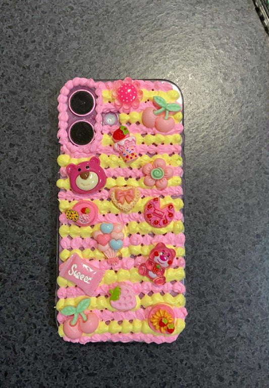 Yellow and Pink Phone Case - iphone 16