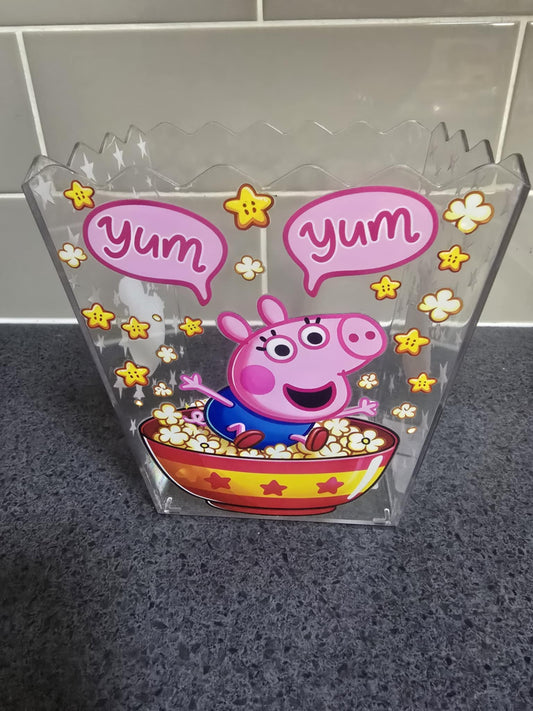 Peppa Pig Popcorn Box