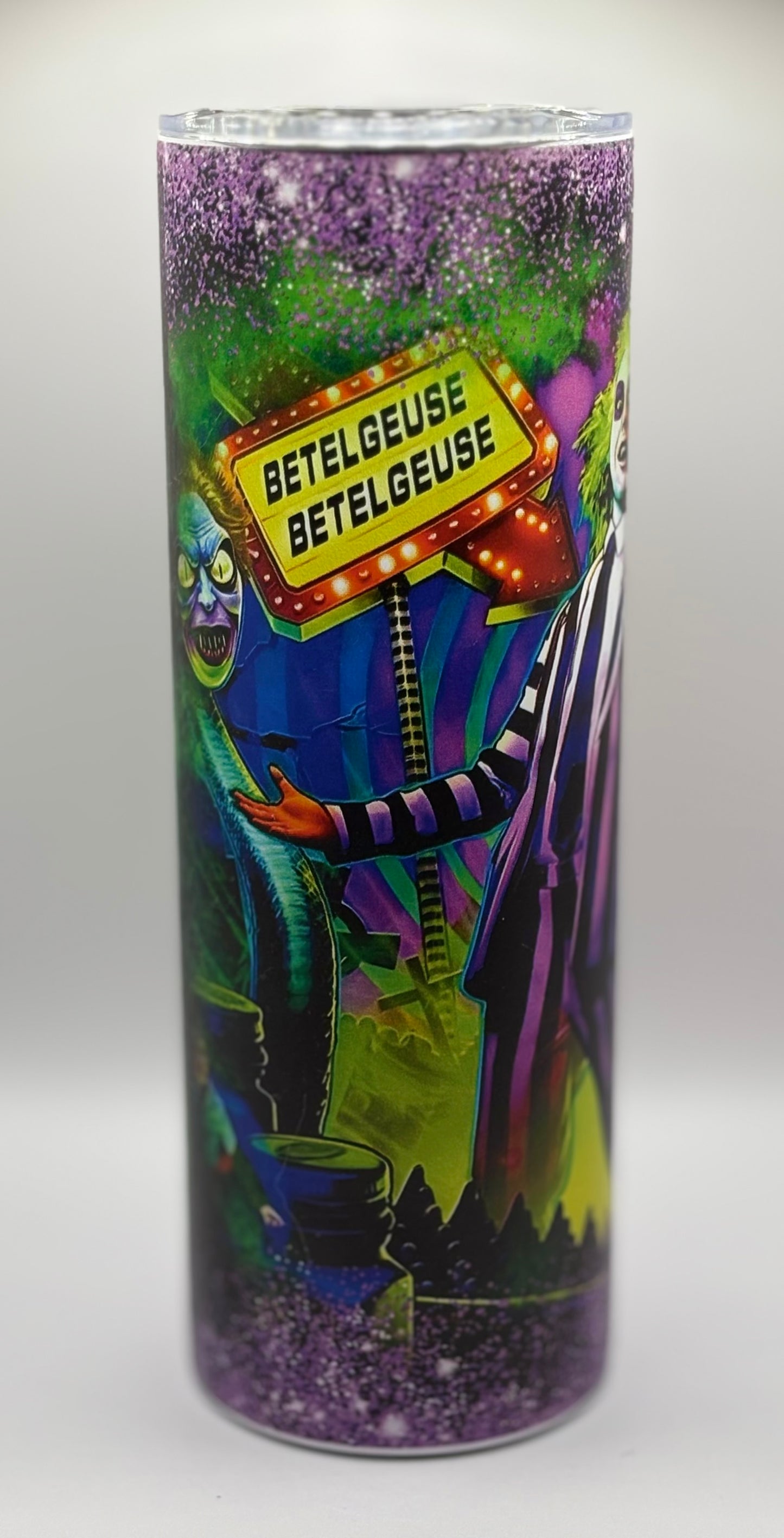 Beetlejuice 20 oz tumbler