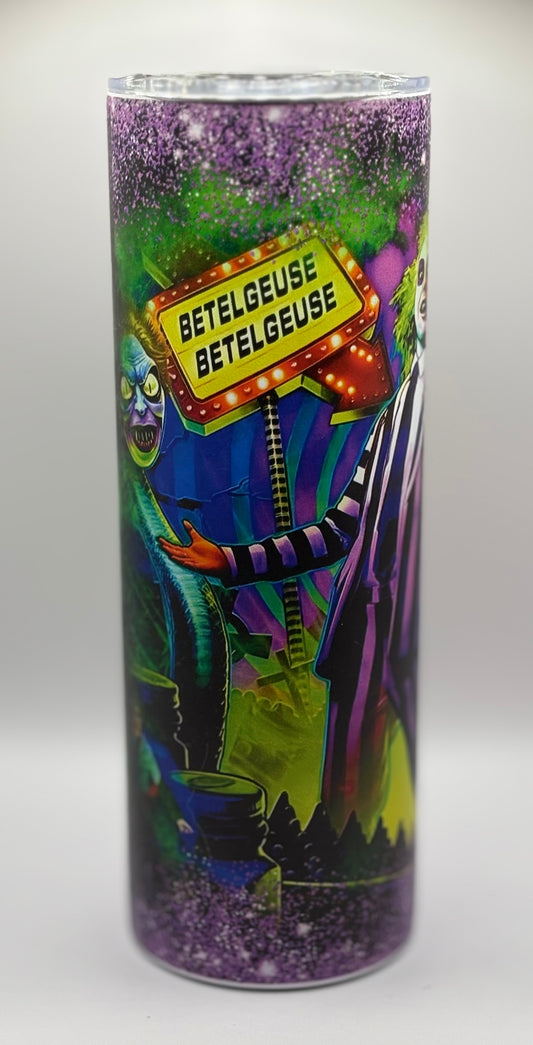 Beetlejuice 20 oz tumbler