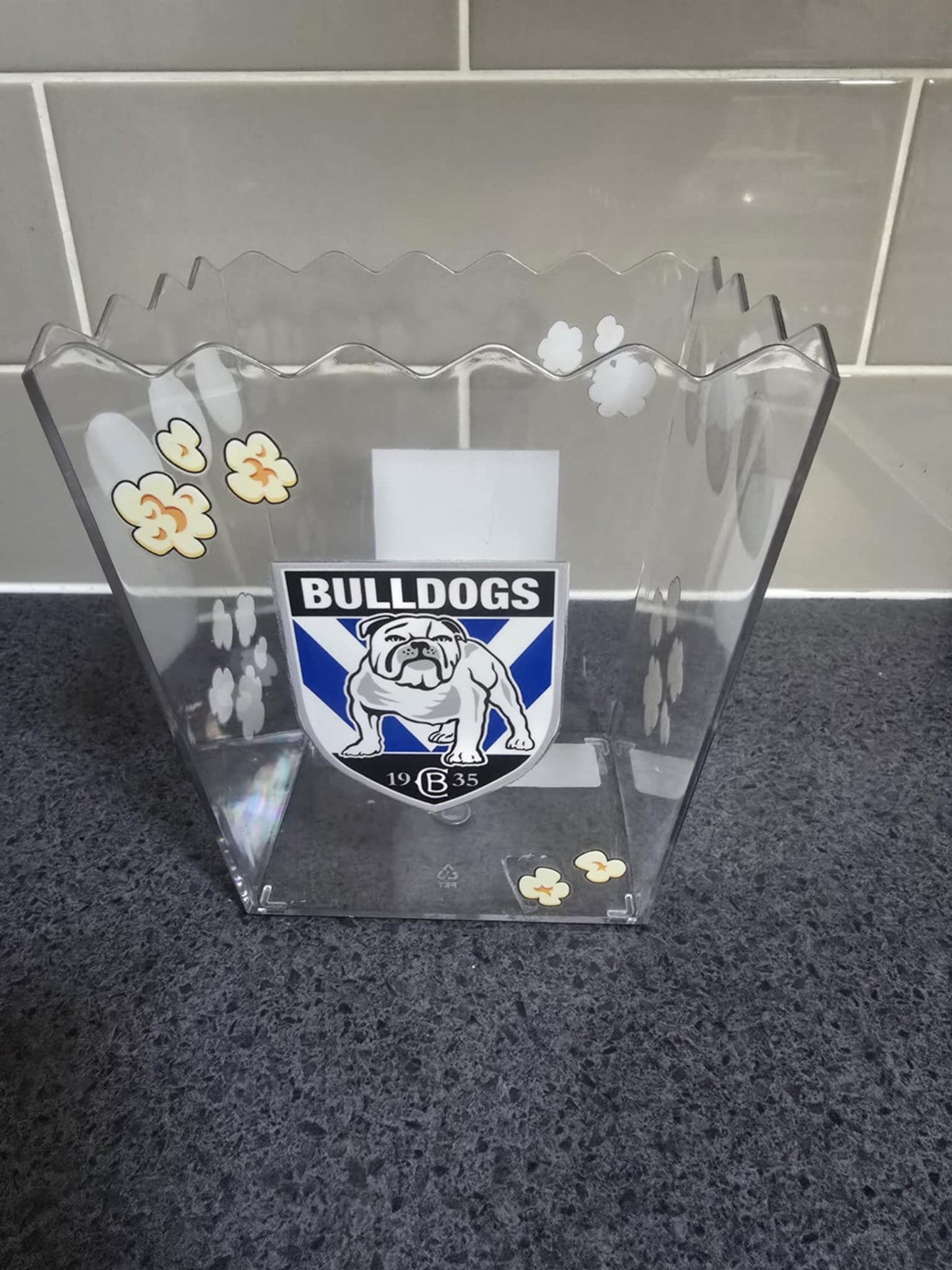 Bulldogs Popcorn Box