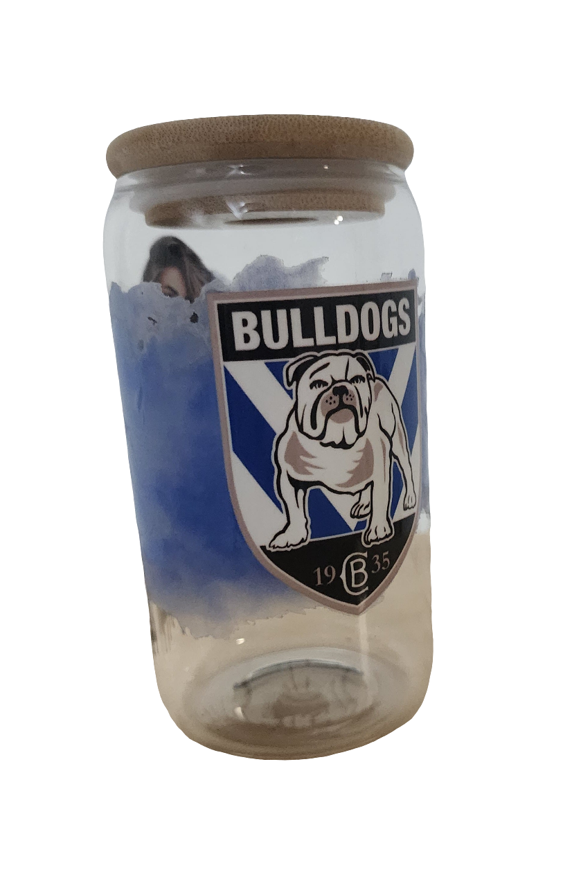 Bulldogs Tattooed - Glass