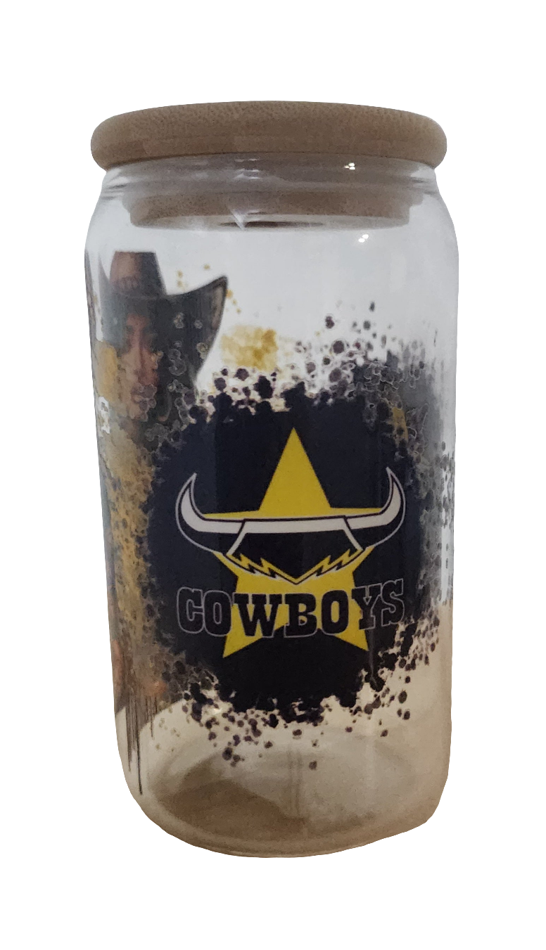 Cowboys Tattooed - Glass