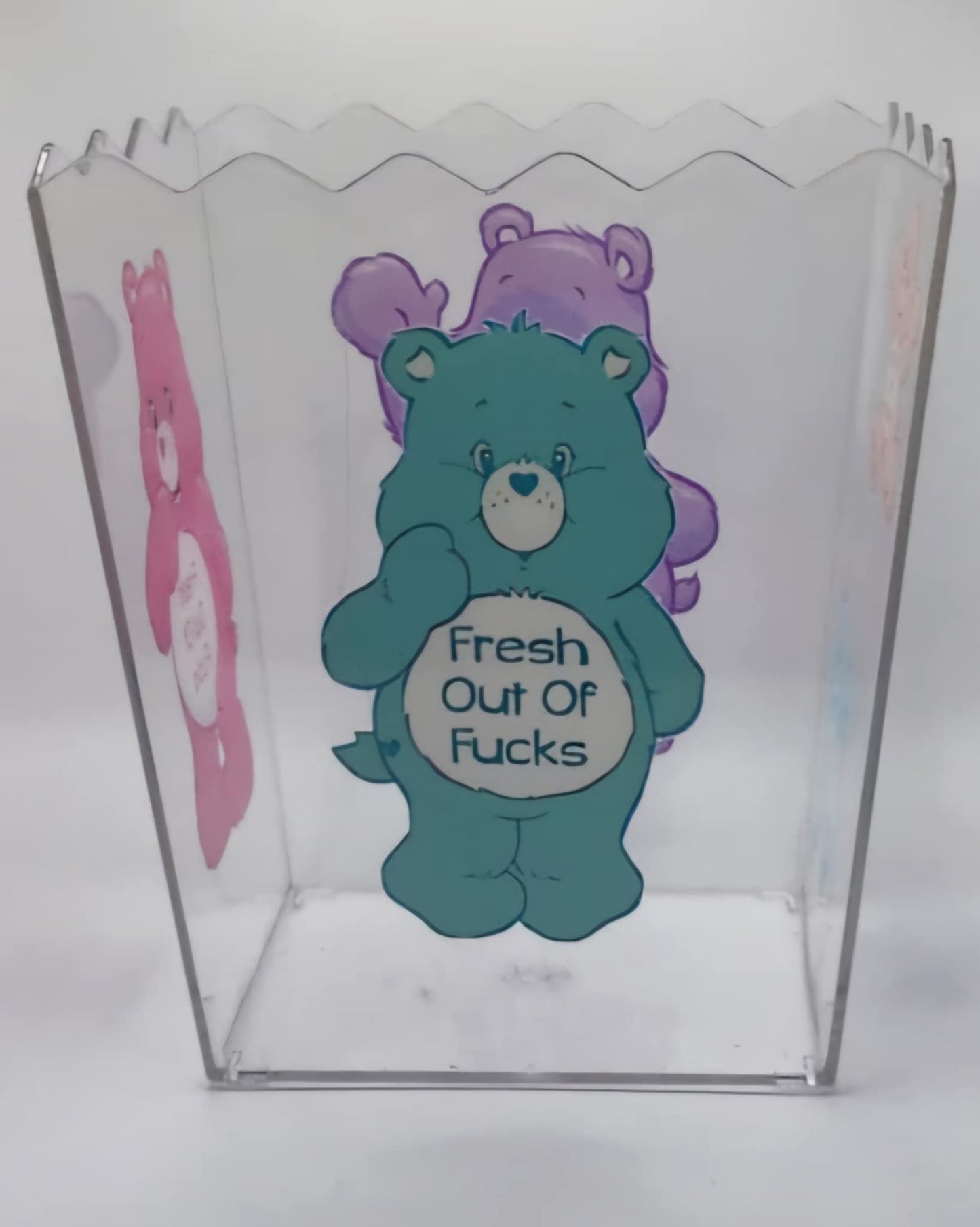 Swear Bears Popcorn / Snack Bucket #2