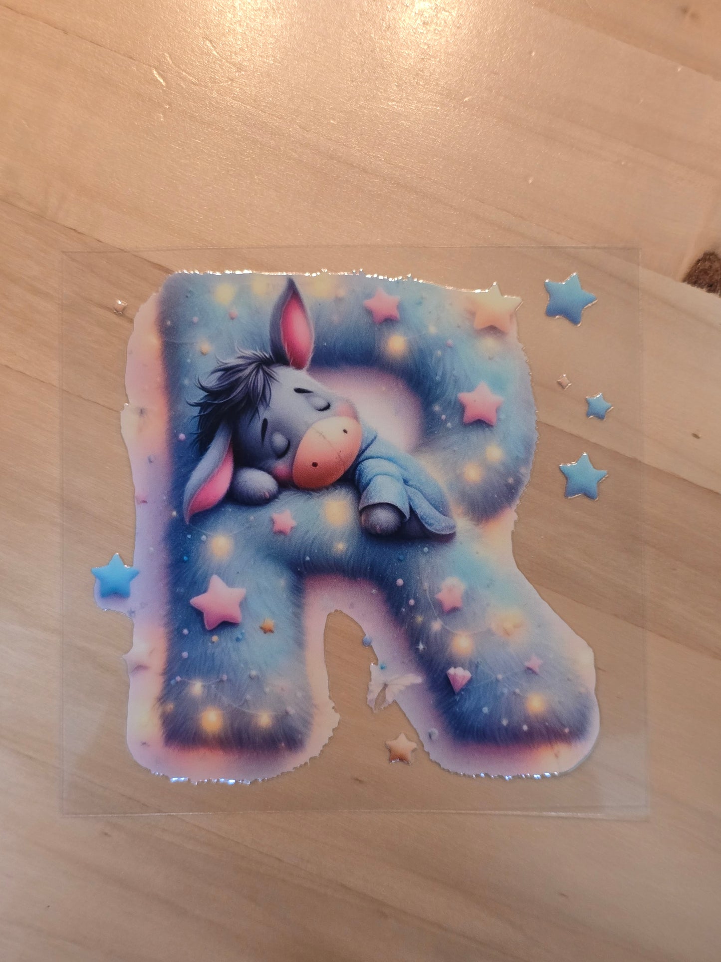 Sleeping Eeyore Inititals