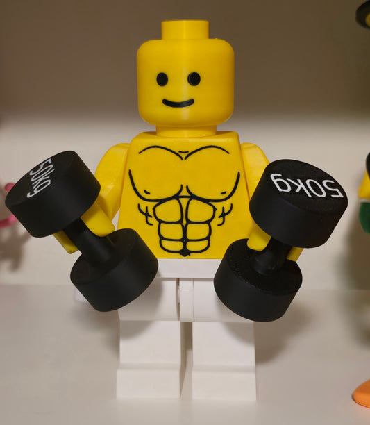 Bodybuilder brick