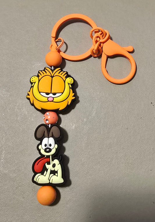 Lasagne cat keyring