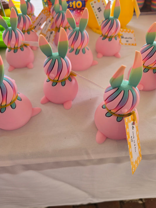 🐰 Candy Coloured Pass-Through Rabbit Fidget