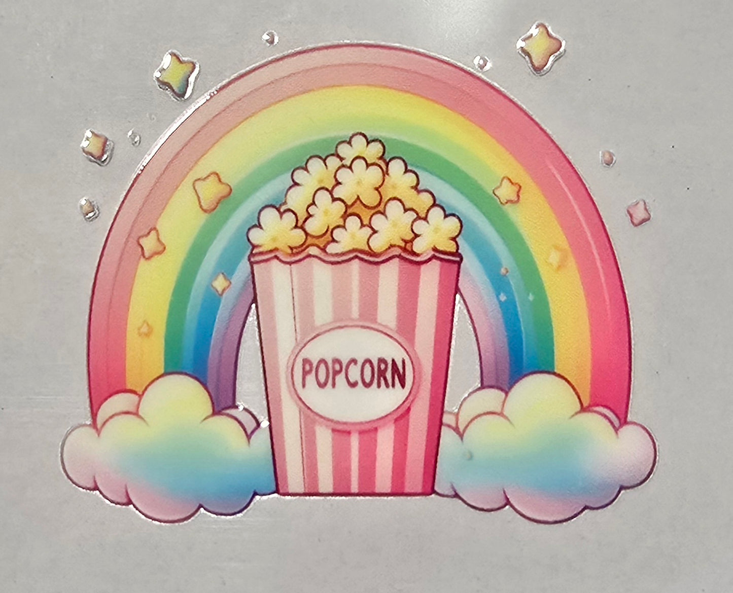 Rainbow Popcorn / Snack Bucket