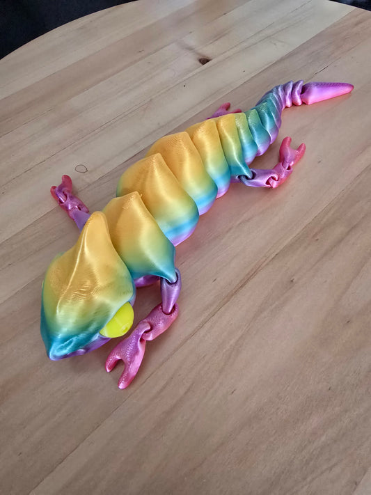 🦎 3D Printed Rainbow Chameleon