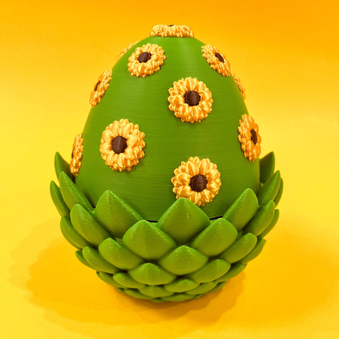 3D Printed Sunflower 🌻 Dragon and Egg combo