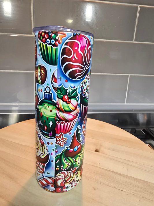 Christmas Treats 20 oz tumbler