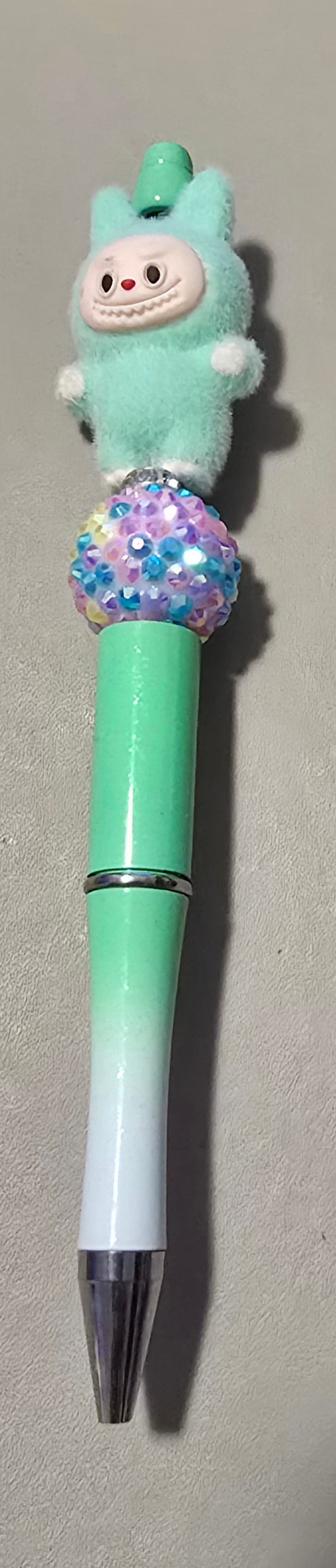 Mint Labubu ombre pen