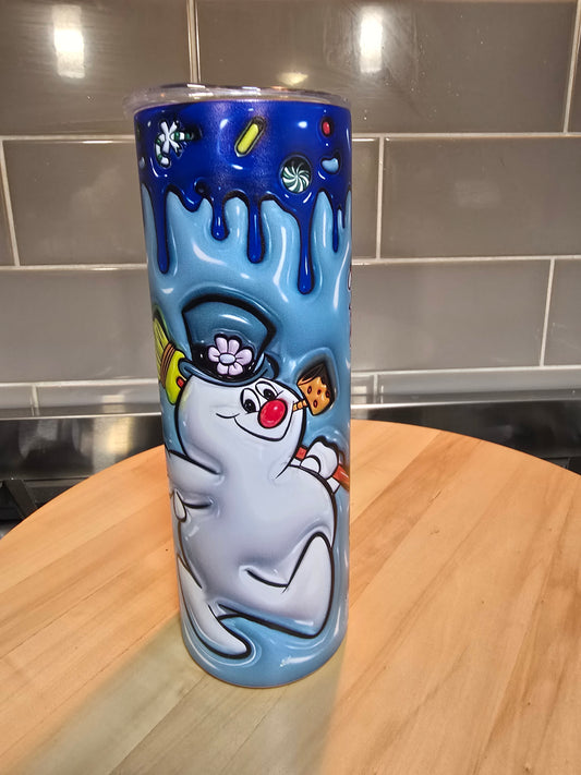 Frosty 3D 20 oz tumbler