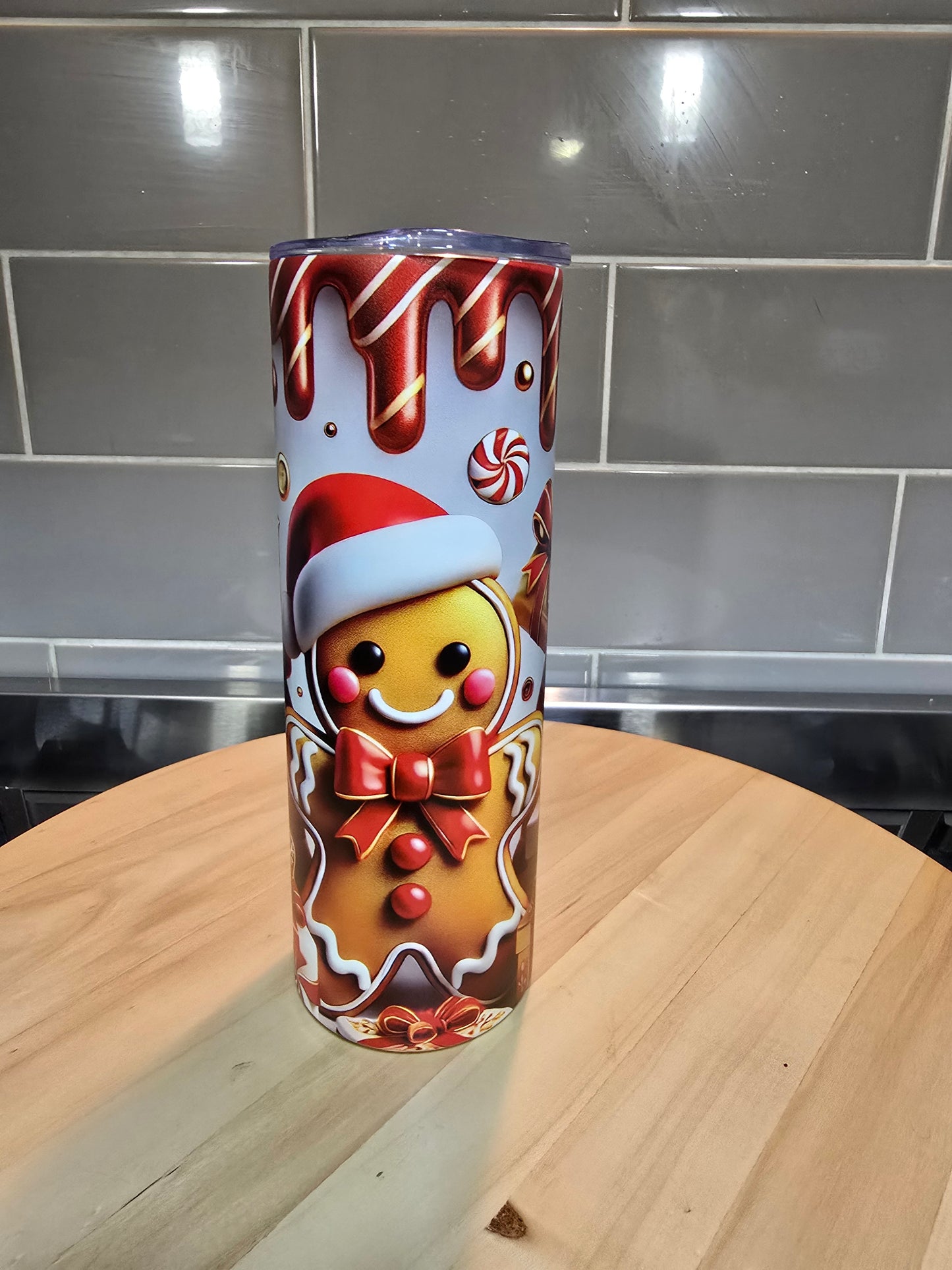 Gingerbread 20 oz tumbler