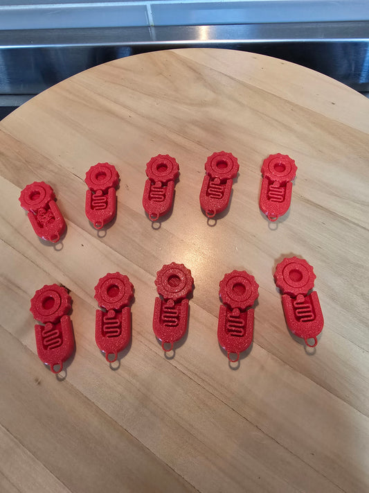 3D gear click fidgets