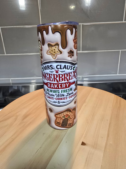 Gingerbread Bakery 20 oz tumbler