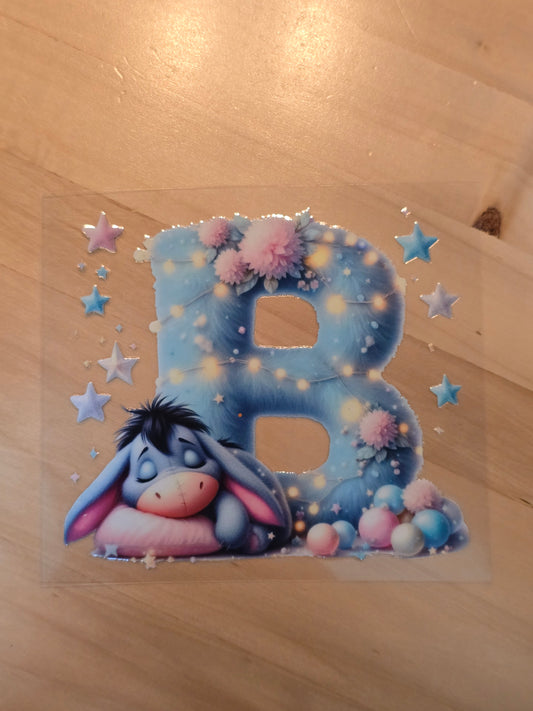 Sleeping Eeyore Inititals