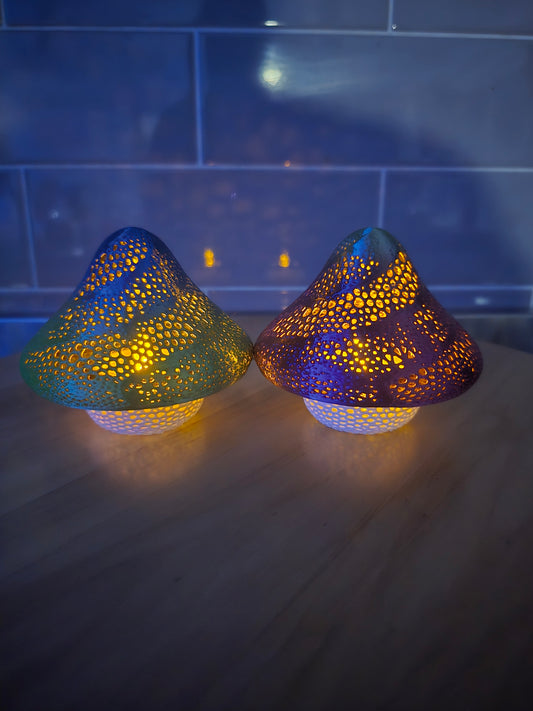 🍄Mesh Mushroom Tealight candle holder