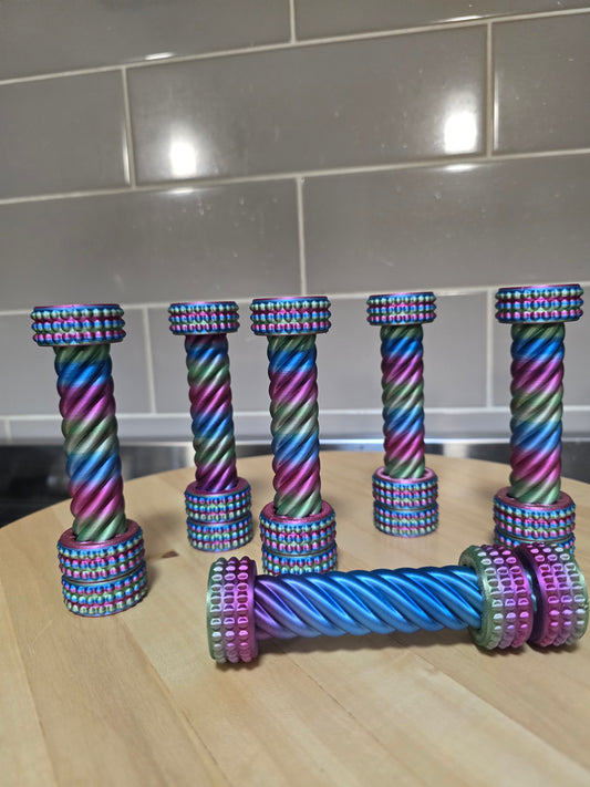 Twisty fidget sticks